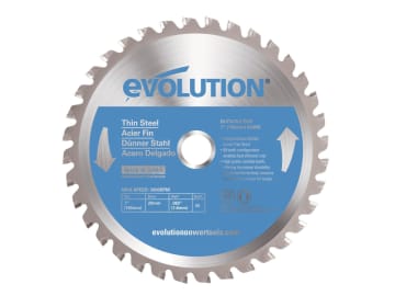 Thin Steel Cutting Circular Saw Blade 180 x 20mm x 68T                          