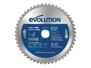 Mild Steel Cutting Mitre Saw Blade 210 x 25.4mm x 50T                           