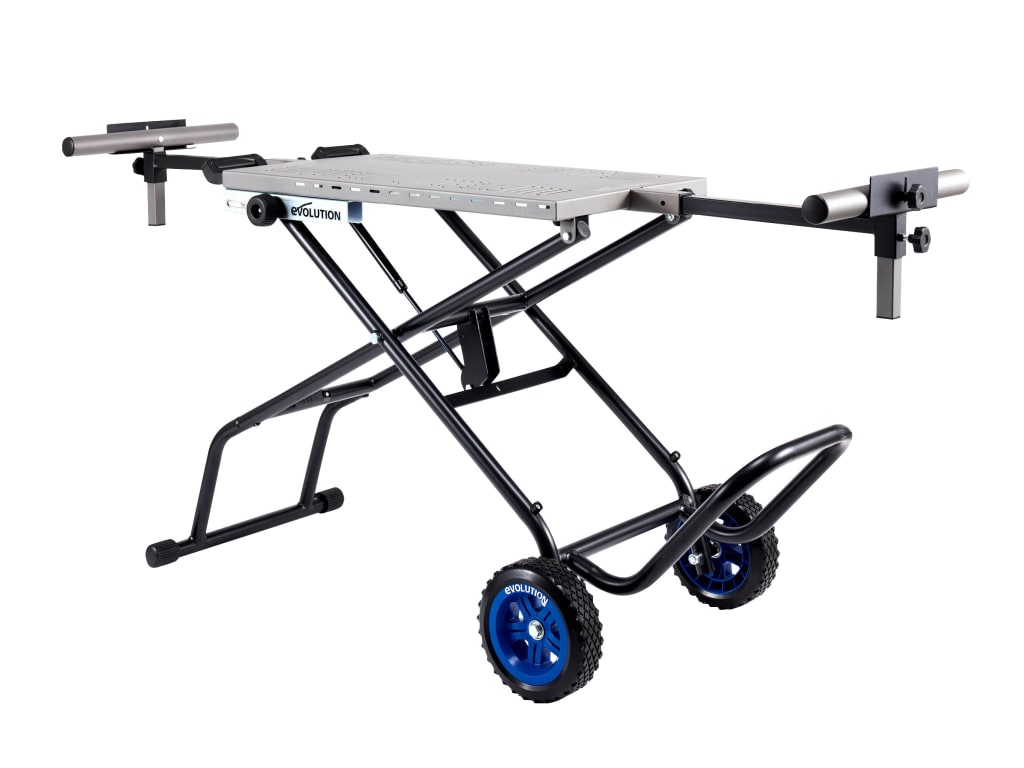 S355MCS Mitre Chop Saw Wheeled Stand with Powerlift Assist                      