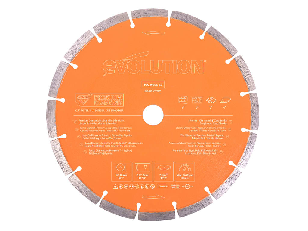 Premium Diamond Disc Cutter Blade 230 x 22.2mm                                  