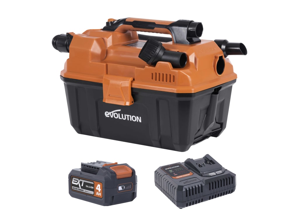 R11VAC-Li EXT Wet & Dry Vacuum Cleaner 18V 1 x 4.0Ah Li-ion                     