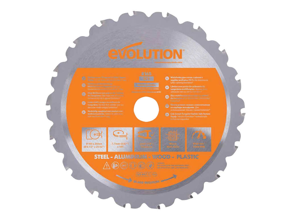 Multi-Material Saw Blade 165 x 20mm x 18T                                       