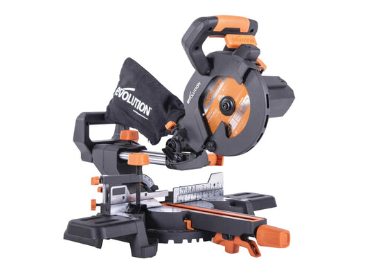 R185SMS+ 185mm Multi-Material Sliding Mitre Saw 1200W 240V                      