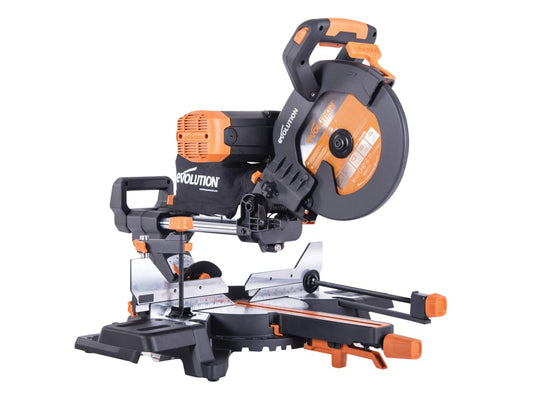 R255SMS-DB+ Multi-Material Sliding Mitre Saw 255mm 2000W 240V                   