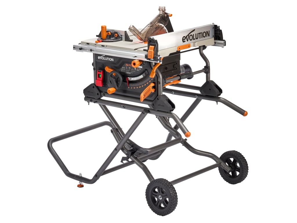 R255TBL Portable Table Saw with Stand 240V 1650W                                