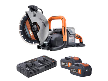 R260DCT-Li Cordless Disc Cutter 260mm 18V 2 x 8.0Ah Li-ion                      