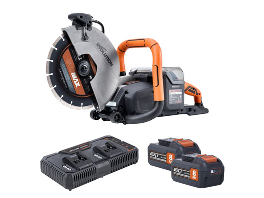 R260DCT-Li Cordless Disc Cutter 260mm 18V 2 x 8.0Ah Li-ion                      