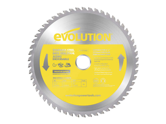 Stainless Steel Cutting Circular Saw Blade 210 x 25.4mm x 54T                   