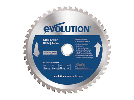 Mild Steel Cutting Circular Saw Blade 230 x 25.4mm x 48T                        