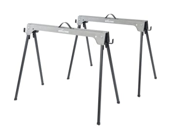 Metal Folding Sawhorse Stand (Twin Pack)                                        