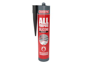 112872 All Purpose Flex Silicone Sealant Black C20                              