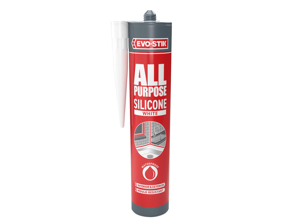 112902 All Purpose Flex Silicone Sealant White C20                              