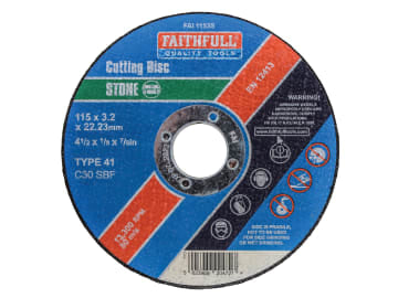 Stone Cut Off Disc 115 x 3.2 x 22.23mm                                          