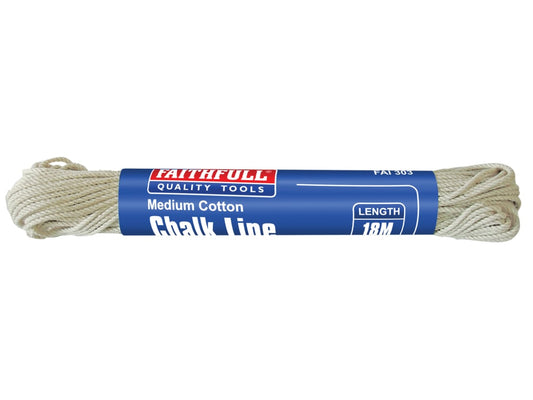 303 Medium Cotton Chalk Line 18m (Box 12)                                       