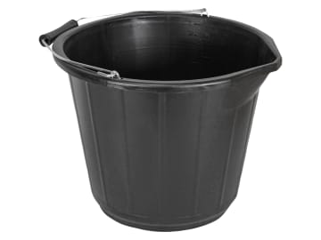 General-Purpose Bucket 14 litre (3 gallon) - Black                              