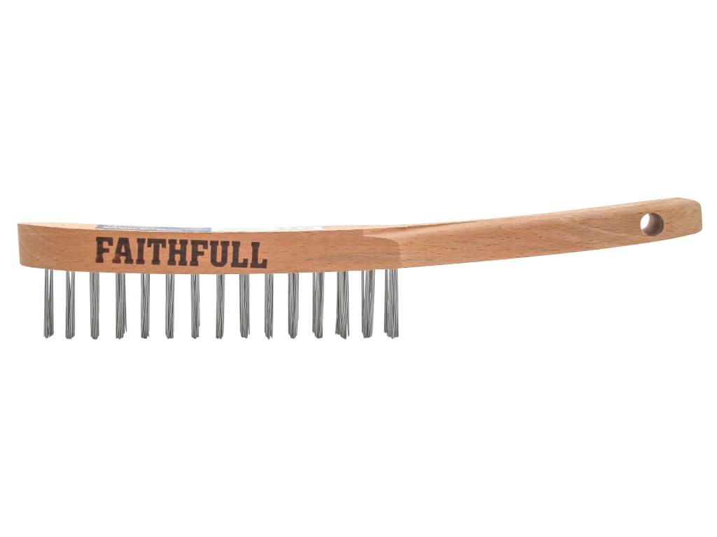 Lightweight Scratch Brush, Two Row                                              