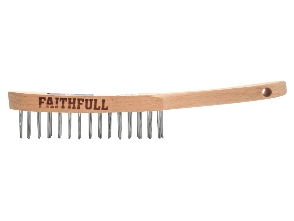 Heavy-Duty Scratch Brush, Two Row                                               