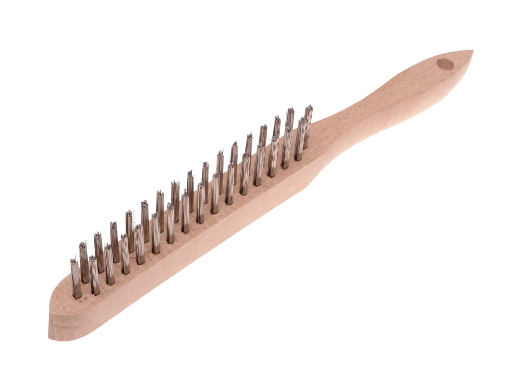 680/S2 Heavy-Duty Stainless Steel Scratch Brush - 2 Row                         