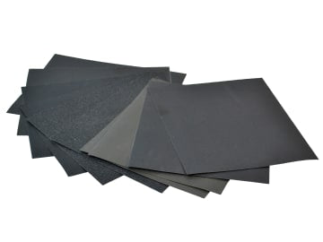 Cork Block Wet & Dry Sanding Sheets Assorted (Pack 10)                          