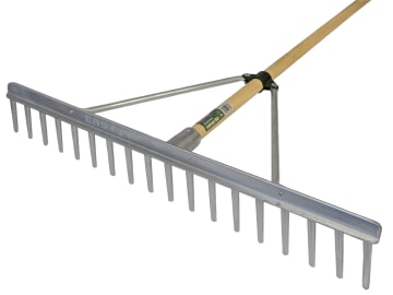 Aluminium Landscape Rake Wooden Handle FSC 100%                                 