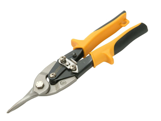 Yellow Compound Aviation Snips Straight Cut 250mm (10in)                        