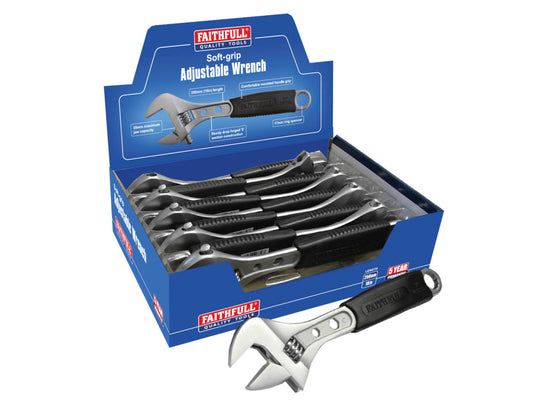 Contract Adjustable Spanner 250mm Display (10)                                  