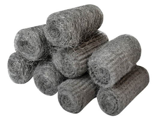 Steel Wool, Assorted Grades 20g Rolls (Pack 8)                                  