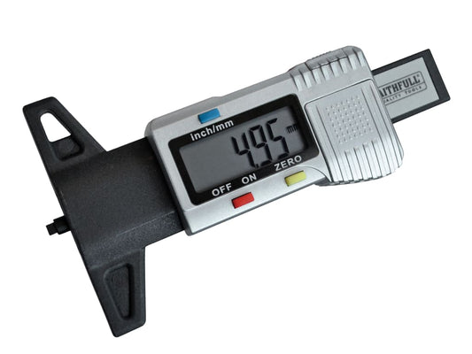 Tyre Depth Gauge Digital Readout 0-25mm                                         
