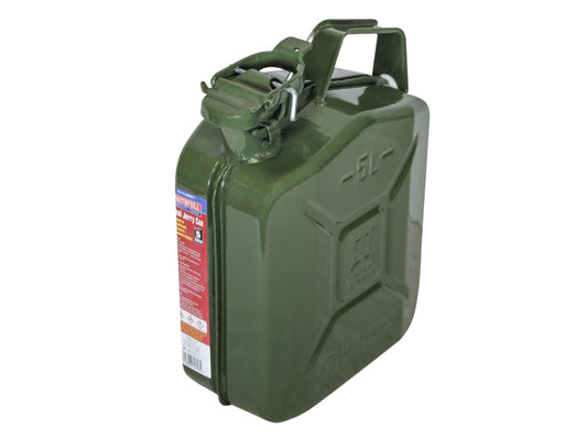 Green Steel Jerry Can 5 litre                                                   