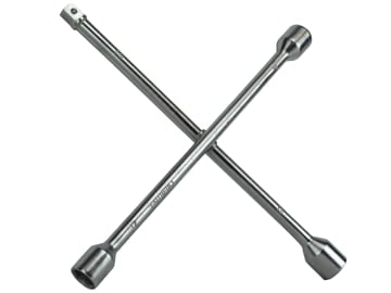 4-Way Wheel Brace Chrome Plated 14in                                            