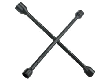4-Way Wheel Brace Black Powder Coated 14in                                      