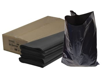 Heavy-Duty Black Refuse Sacks (Pack 100)                                        