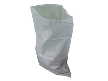 Woven White Rubble Sacks (Pack 5)                                               