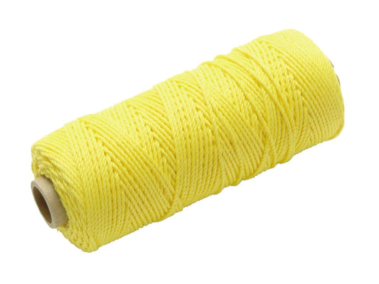 Hi-Vis Nylon Brick Line 100m (330ft) Yellow                                     
