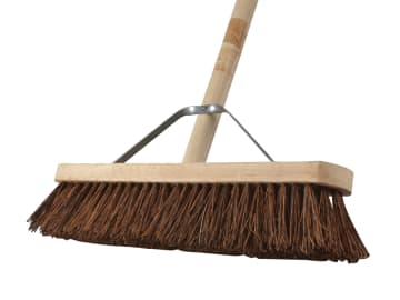 Stiff Bassine Broom 450mm (18in) + Handle & Stay                                