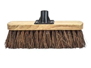 Bassine Varnished Broom Head 300mm (12in) Threaded Socket                       