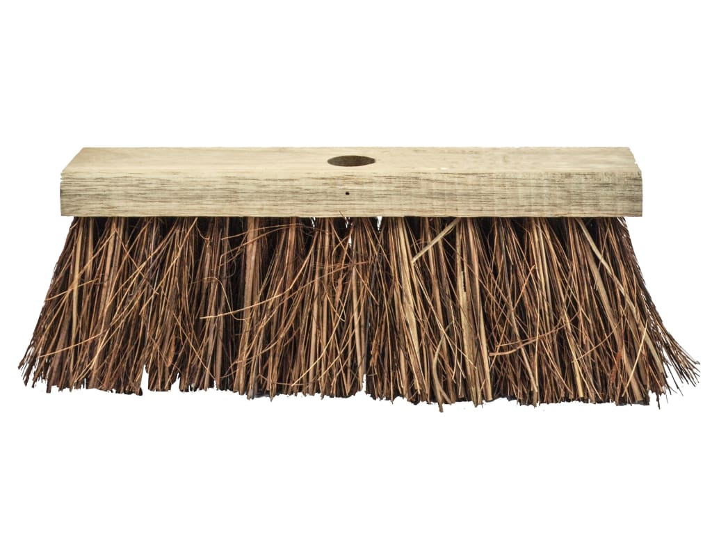Stiff Bassine / Cane Flat Broom Head 325mm (13in)                               