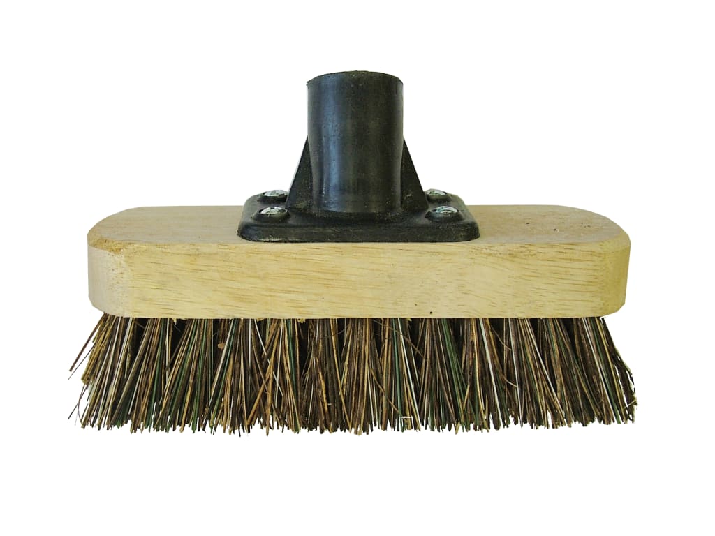 Deck Scrub Broom Head 175mm (7in) Threaded Socket                               