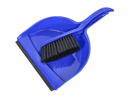 Plastic Dustpan & Brush Set                                                     