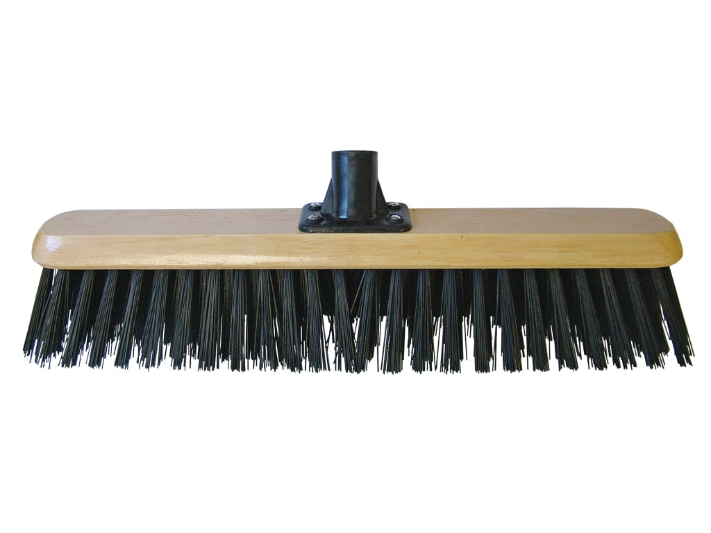 PVC Platform Broom Head 450mm (18in) Threaded Socket                            
