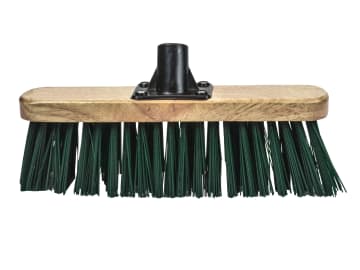 Stiff Green Broom Head 300mm (12in) Threaded Socket                             
