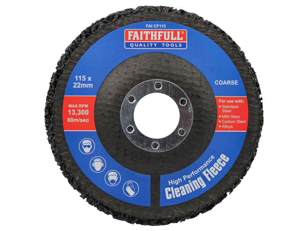 Cleaning Fleece Disc Coarse 115 x 22mm                                          