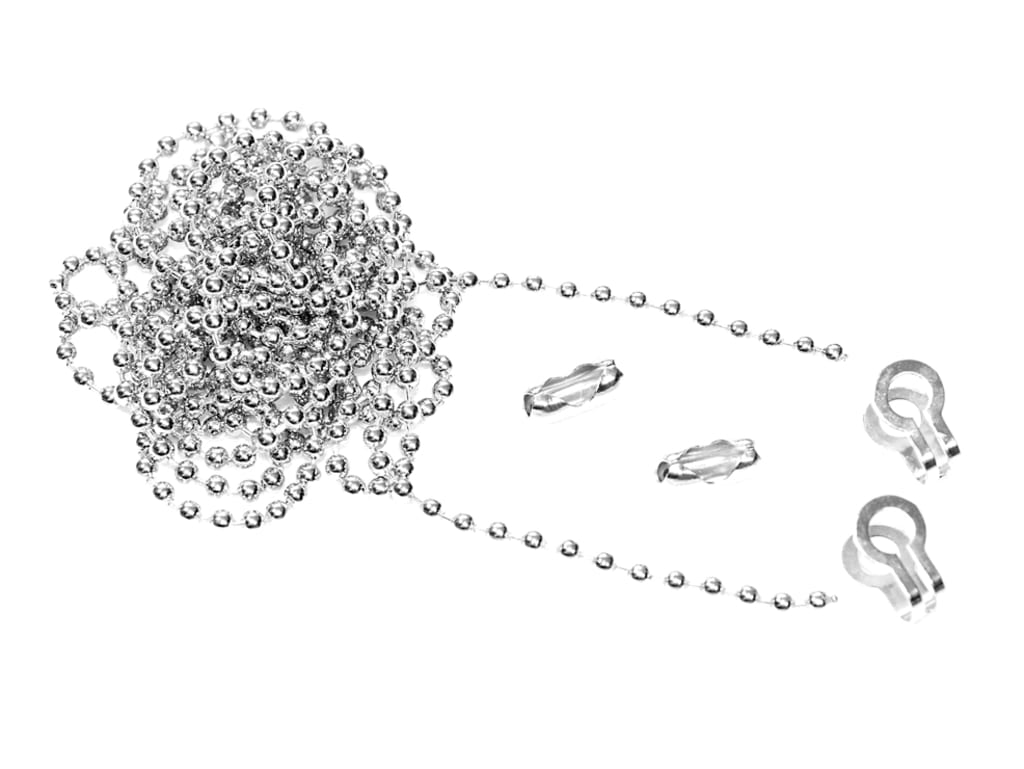 Brass Ball Chain Kit Nickel Plated 1m                                           