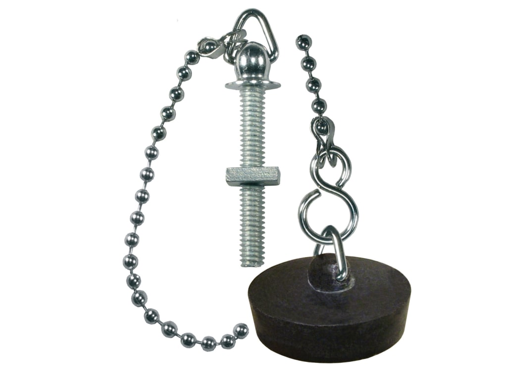 Chrome Basin Chain Assembly 30cm (12in)                                         