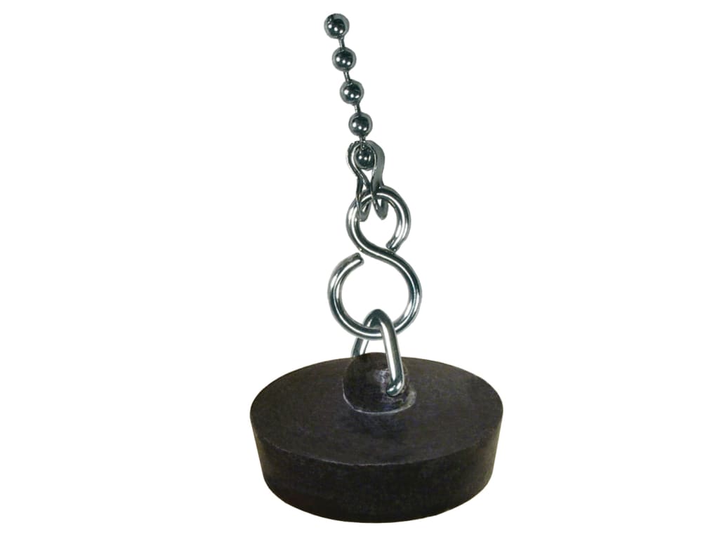 Chrome Bath Chain Assembly 45cm (18in)                                          