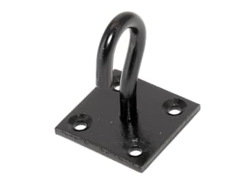 Hook On Plate - Black Japanned                                                  