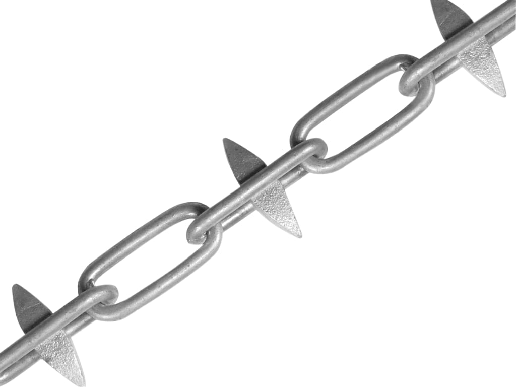 Spike Chain Galvanised 6mm x 5m Box - Max. Load 250kg                           
