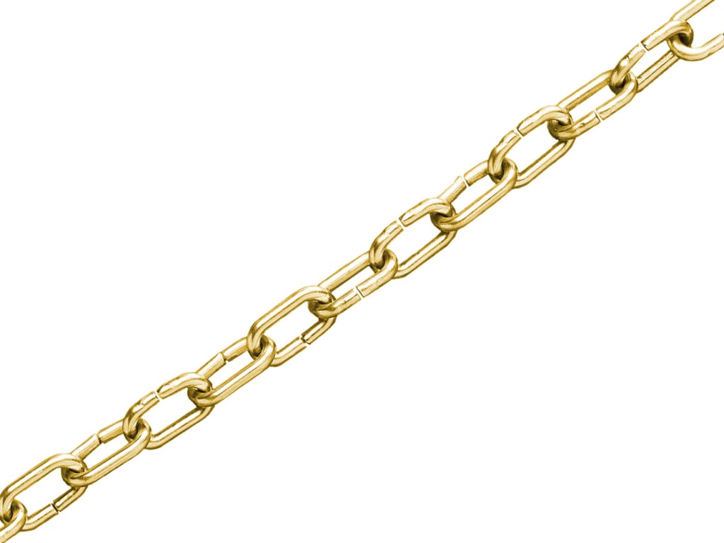 Clock Chain Polished Brass 1.6mm x 10m                                          