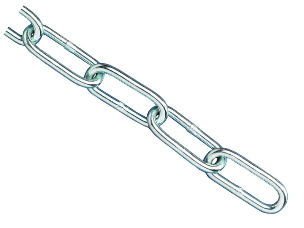 Zinc Plated Chain 2.5mm x 2.5m - Max. Load 50kg                                 