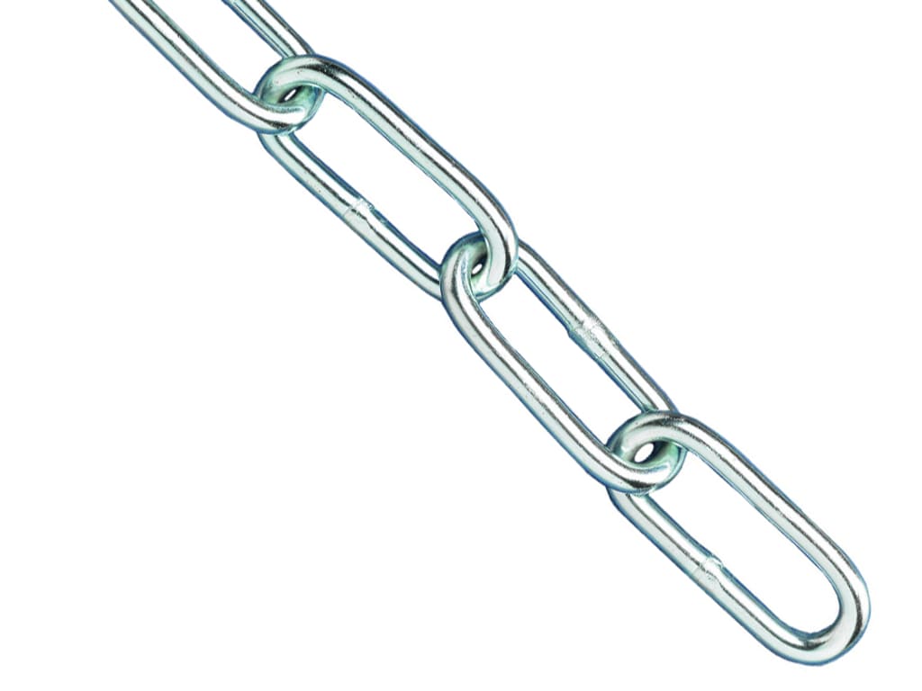 Zinc Plated Chain 4mm x 2.5m - Max. Load 120kg                                  